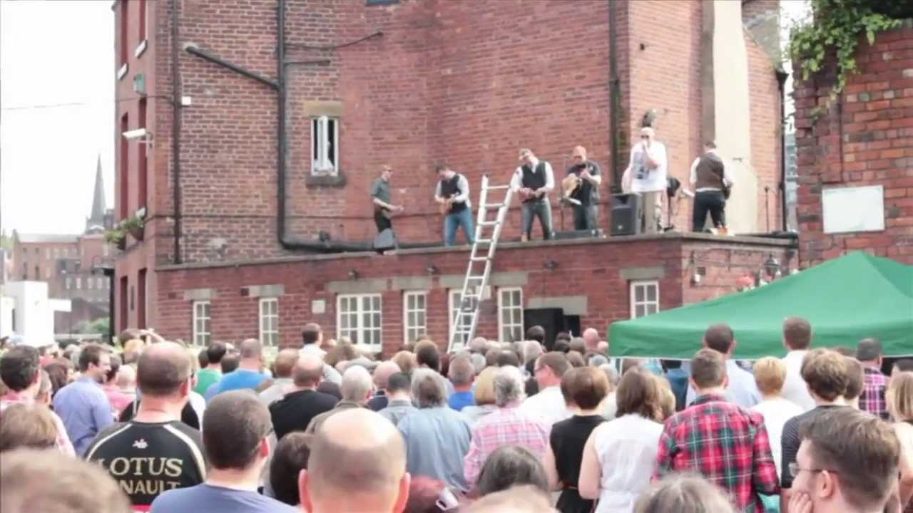 Crowd watching performers at the Tramlines 2012 Heineken Stage