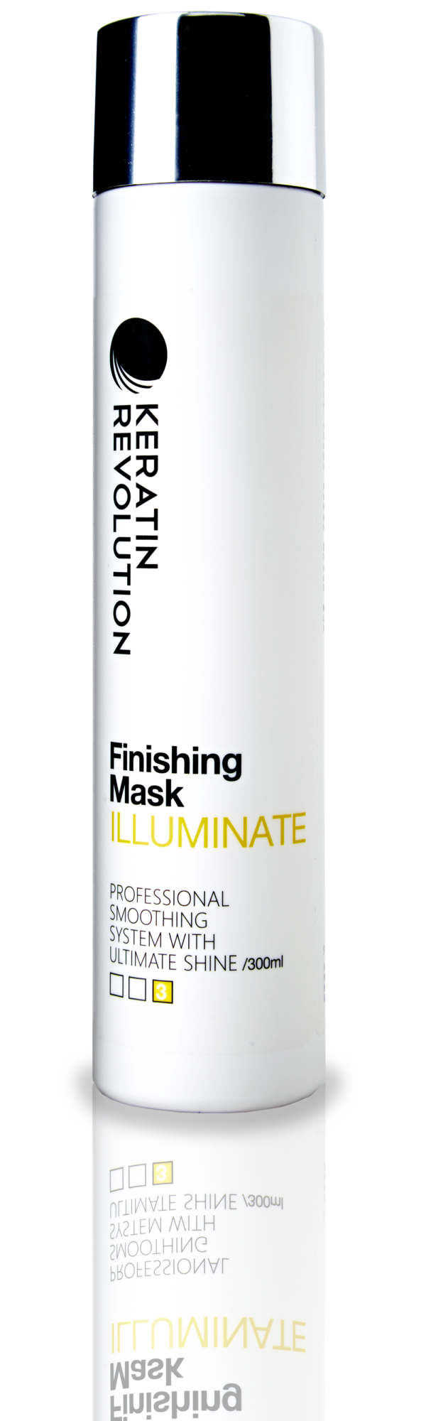 Keratin Revolution Illuminate Finishing Mask product packshot.