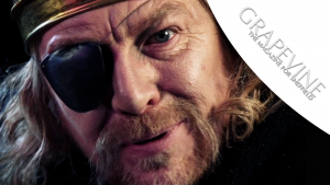 Mark Noble as King Harold in The Rhyme of King Harold book trailer.